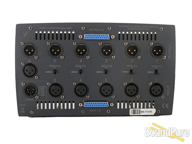 Lindell Audio 506 Power 500-Series 6 Slot Rack - Used — image 5