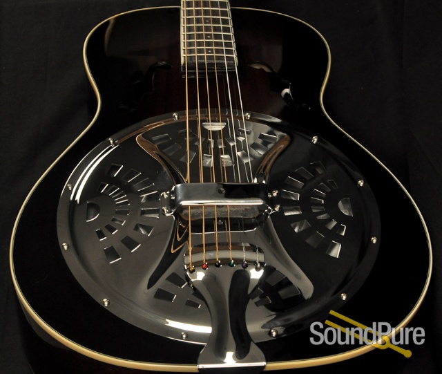 Wechter RS-6610F Round Neck Resonator Vintage Burst — image 3