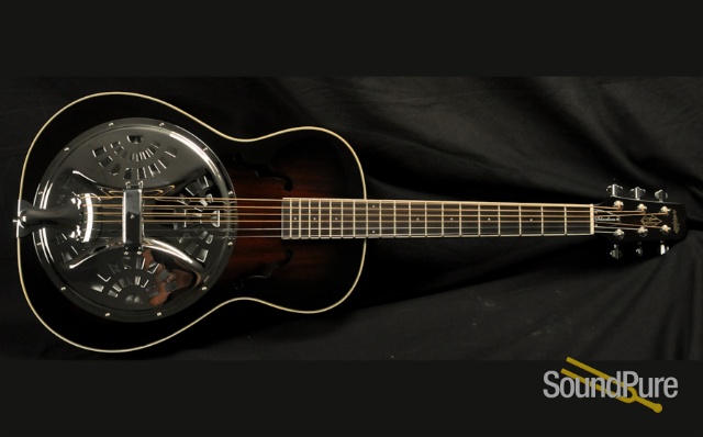 Wechter RS-6610F Round Neck Resonator Vintage Burst — image 4