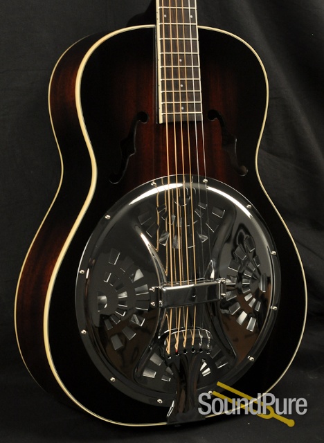 Wechter RS-6610F Round Neck Resonator Vintage Burst — image 12