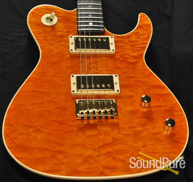 Grosh Hollow T Orange  - Mint Pre-Owned Electric Guitar — image 3
