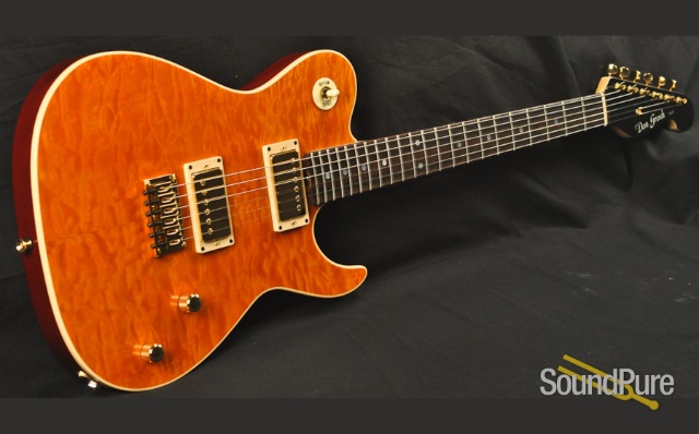 Grosh Hollow T Orange  - Mint Pre-Owned Electric Guitar — image 4