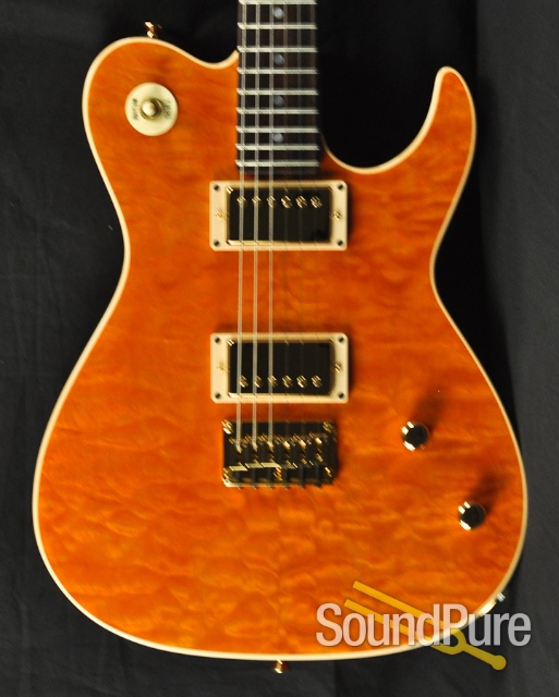 Grosh Hollow T Orange  - Mint Pre-Owned Electric Guitar — image 5