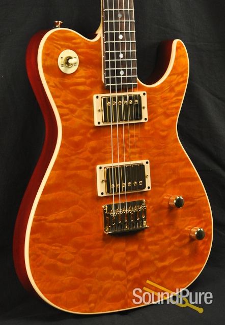 Grosh Hollow T Orange  - Mint Pre-Owned Electric Guitar — image 1