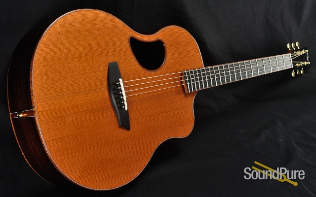 McPherson 4.5 East Indian Rosewood/Redwood Acoustic Guitar — image 3