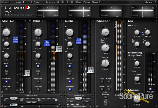 Brainworx BX XL - Master Limiter Plugin