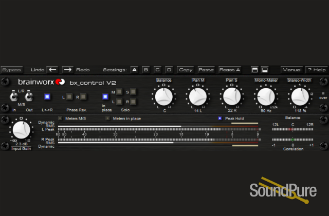 Brainworx BX Control V2 - Control Listening Tool Plugin