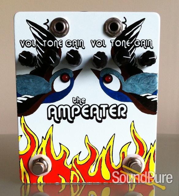 Flickinger Ampeater - double sparrow fuzz pedal — image 4