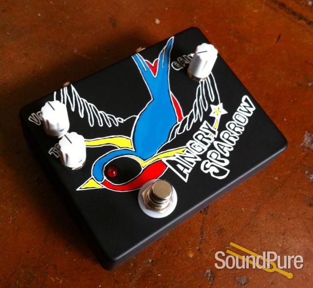 Flickinger Angry Sparrow Higher Gain fuzz pedal