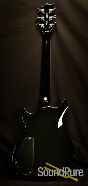 Reverend Sensei RT Opaque Black Electric Guitar — image 6