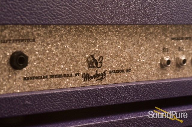 3 Monkeys Orangutan Purple Tolex Guitar Amplifier Head — image 2