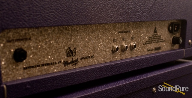 3 Monkeys Orangutan Purple Tolex Guitar Amplifier Head — image 4