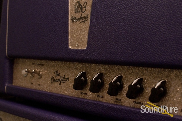 3 Monkeys Orangutan Purple Tolex Guitar Amplifier Head — image 6
