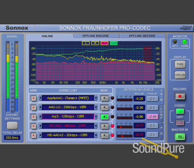Sonnox Fraunhofer Pro-Codec Plug-in