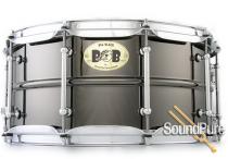 Pork Pie 6.5x14 Big Black Brass Snare Drum Pork Pie 6.5x14 Big Black Brass Snare Drum