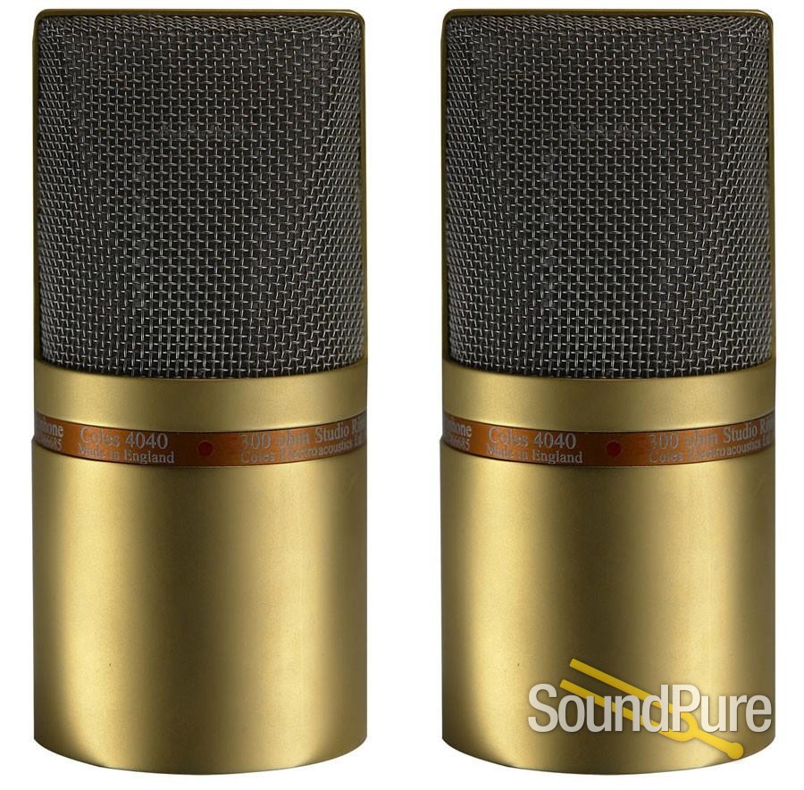 Coles 4040 Studio Ribbon Microphone Matched Pair