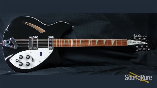 Rickenbacker 360 12-string Black Jetglo Guitar - Used — image 5