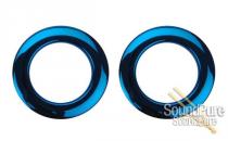Bass Drum O's 2" Blue Chrome Bass Drum Rings 2 Pack Bass Drum O's 2" Blue Chrome Bass Drum Rings 2 Pack