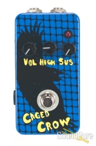 Flickinger Caged Crow Distortion Pedal - Blue