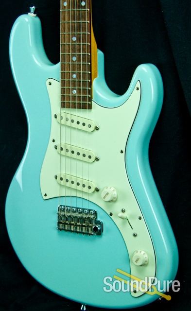 Campbell American WEW Light Blue Electric Guitar - Used — image 2