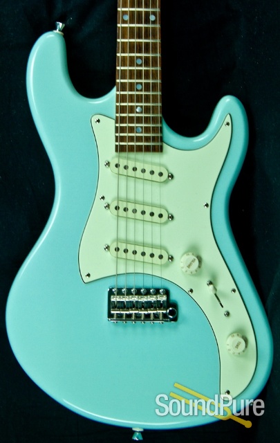 Campbell American WEW Light Blue Electric Guitar - Used — image 1