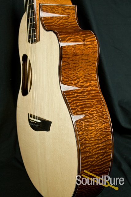 McPherson 3.0 XP Highly Figured Sapelle/Adirondack Guitar — image 6