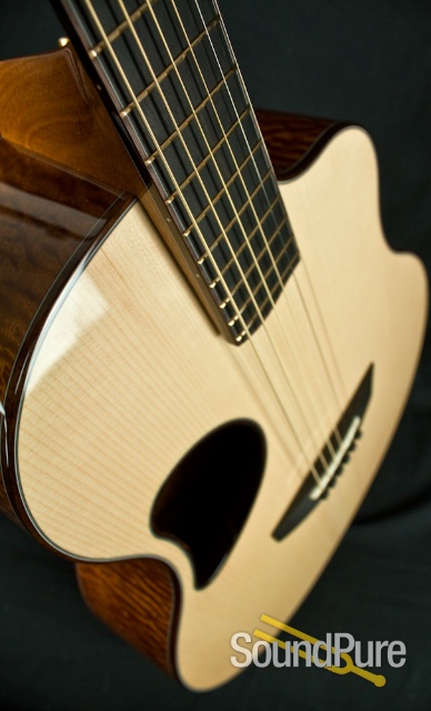 McPherson 3.0 XP Highly Figured Sapelle/Adirondack Guitar — image 9