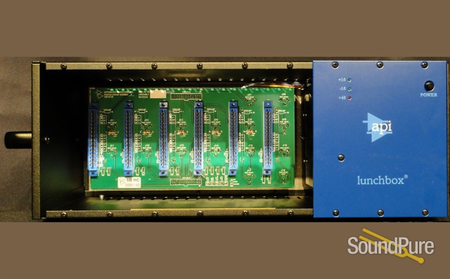 API Audio 500-6B 6 Slot 500 series Lunchbox with Power Supply