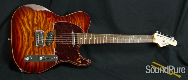 Melancon Classic Artist T Vintage Amber Burst Guitar - Used — image 4