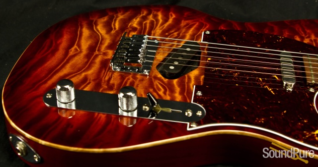 Melancon Classic Artist T Vintage Amber Burst Guitar - Used — image 6