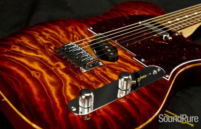 Melancon Classic Artist T Vintage Amber Burst Guitar - Used — image 9