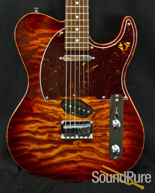 Melancon Classic Artist T Vintage Amber Burst Guitar - Used — image 16