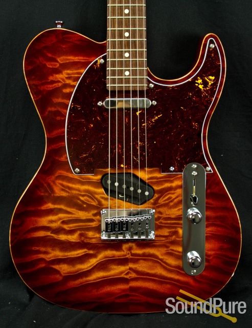 Melancon Classic Artist T Vintage Amber Burst Guitar - Used