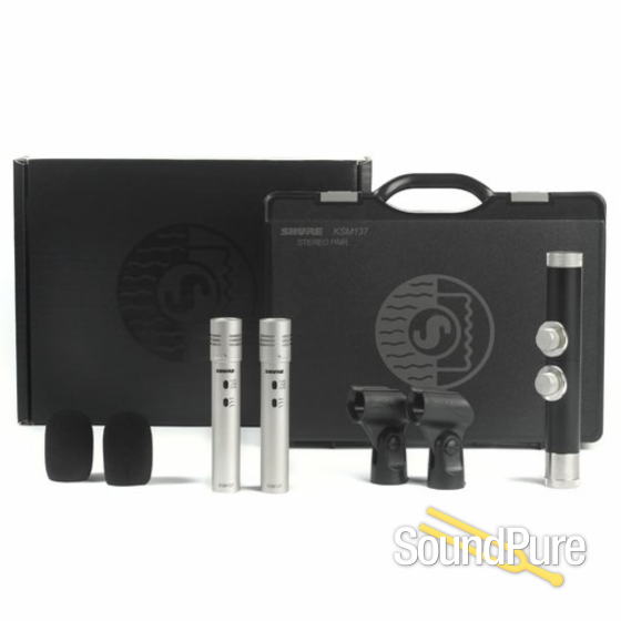 Shure KSM137/SL Stereo Pair of Cardioid SDC's — image 1