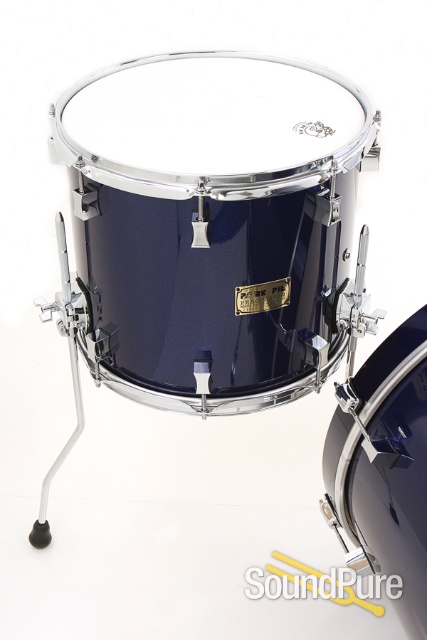Pork Pie 3pc Sapphire Blue Sparkle Lacquer Drum Set — image 6