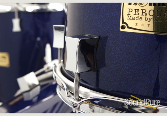 Pork Pie 3pc Sapphire Blue Sparkle Lacquer Drum Set — image 7