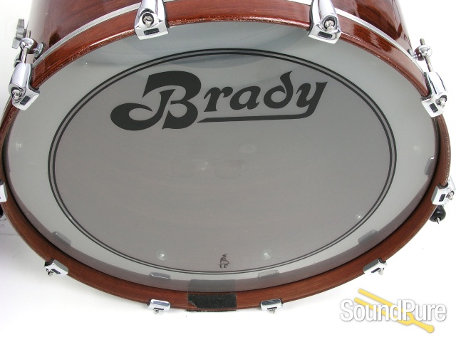 Brady Drums 4pc Jarrah Ply Drum Set-Natural Gloss Used — image 4