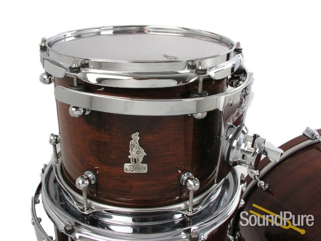 Brady Drums 4pc Jarrah Ply Drum Set-Natural Gloss Used — image 7