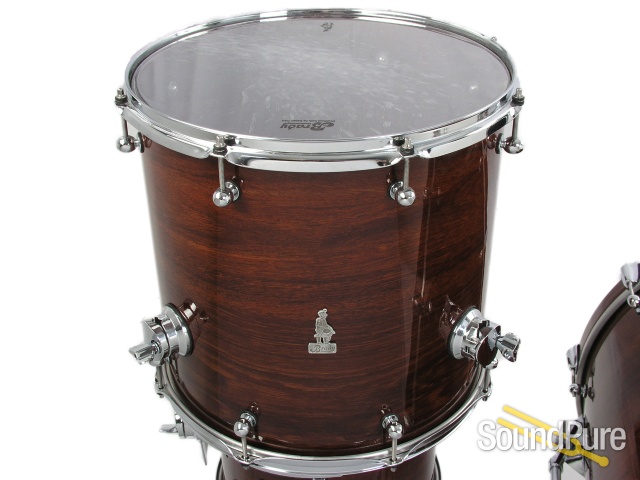 Brady Drums 4pc Jarrah Ply Drum Set-Natural Gloss Used — image 10