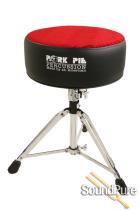 Pork Pie Percussion Round Drum Throne- Black / Red Swirl Pork Pie Percussion Round Drum Throne- Black / Red Swirl