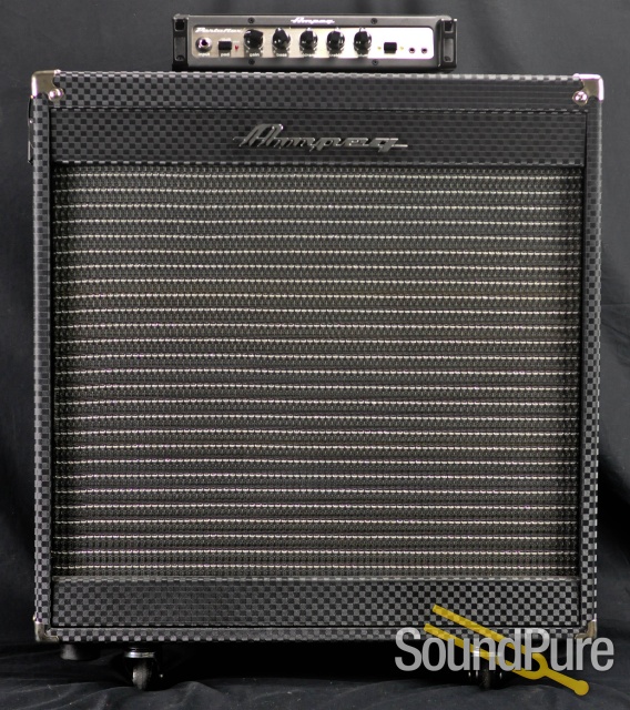 Ampeg PF350 Head and PF210HE Cab Bass Guitar Amplifier — image 1