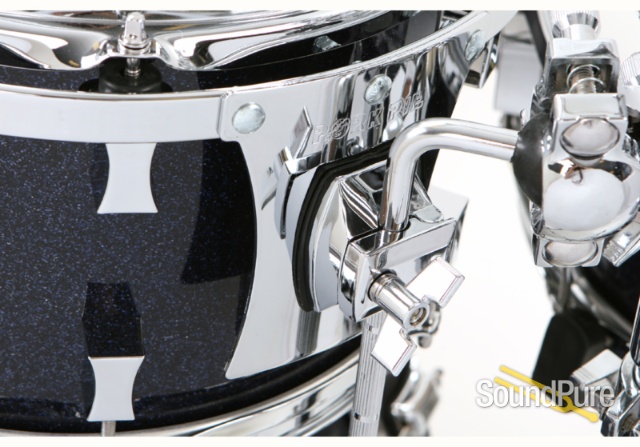 Pork Pie 4pc Indigo Blue Glass Glitter Maple Drum Set — image 2