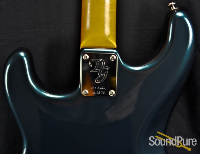 Grosh NOS Retro Charcoal Frost Metallic Electric Guitar — image 3