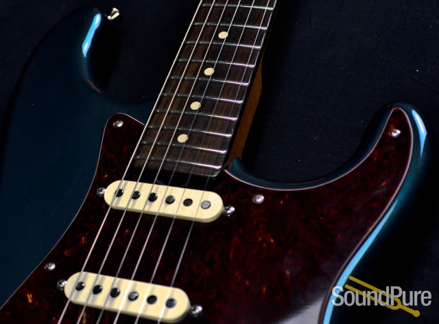 Grosh NOS Retro Charcoal Frost Metallic Electric Guitar — image 4