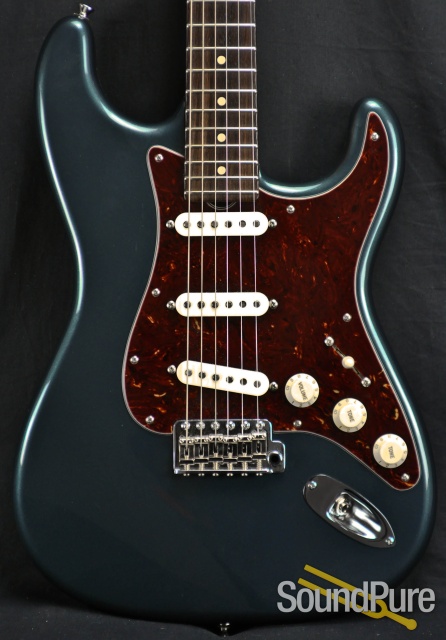 Grosh NOS Retro Charcoal Frost Metallic Electric Guitar — image 1