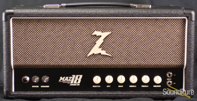 Dr. Z Maz 18 Jr. NR Amp Head - Black w/ Tan Grill — image 1