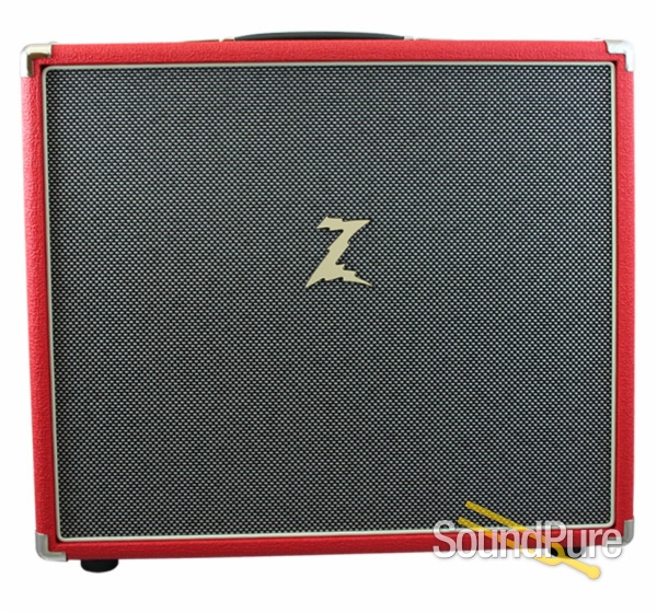 Dr Z 2x10 Speaker Cabinet Red W Salt Pepper Grill