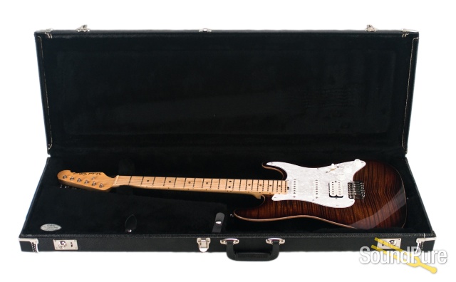 Michael Tuttle Tiger Burst Poly Bent Top Standard #Std-220 — image 7