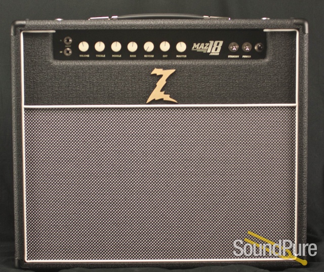Dr. Z Maz 18 Jr. 1X12 Combo - Black w/ Salt & Pepper Grill — image 1