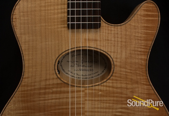 Buscarino Starlight Nylon String Acoustic Electric Guitar — image 19